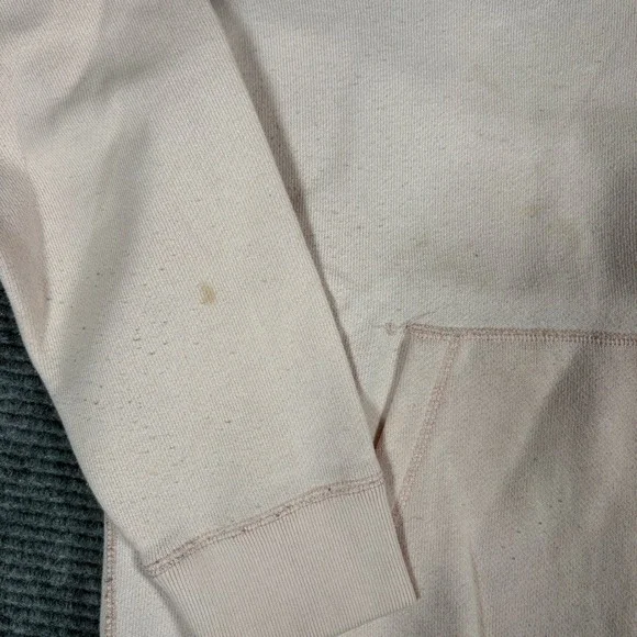 Abercrombie Fitch Womens Light Pink Soft Fleece Hoodie Sweatshirt Size M - Picture 2 of 8